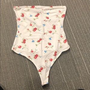 floral high cut bodysuit!